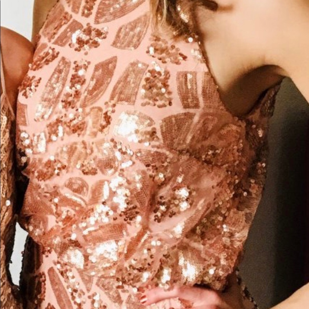 Donna Morgan sequin gown